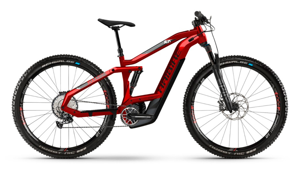 Фотография Электровелосипед Haibike SDURO FullNine 8.0  i625Wh, 29" (2020) 2020 Красно-черный